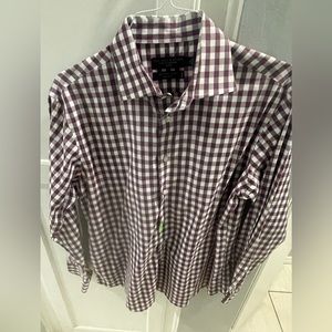 Bloomingdale’s Mens store Long Sleeve dress shirt size XL